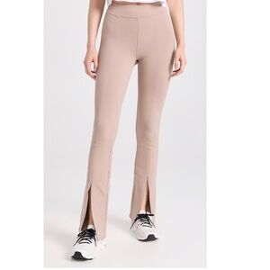 ALO Split Flare Tan Pants